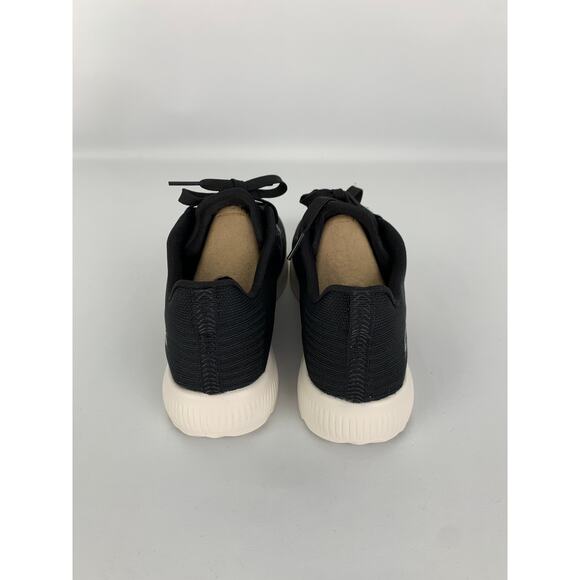 Skechers Bobs Sport Squad Tough Talk Lace Up Sneaker Shoe Womens 8 Medium Black - Picture 6 of 10